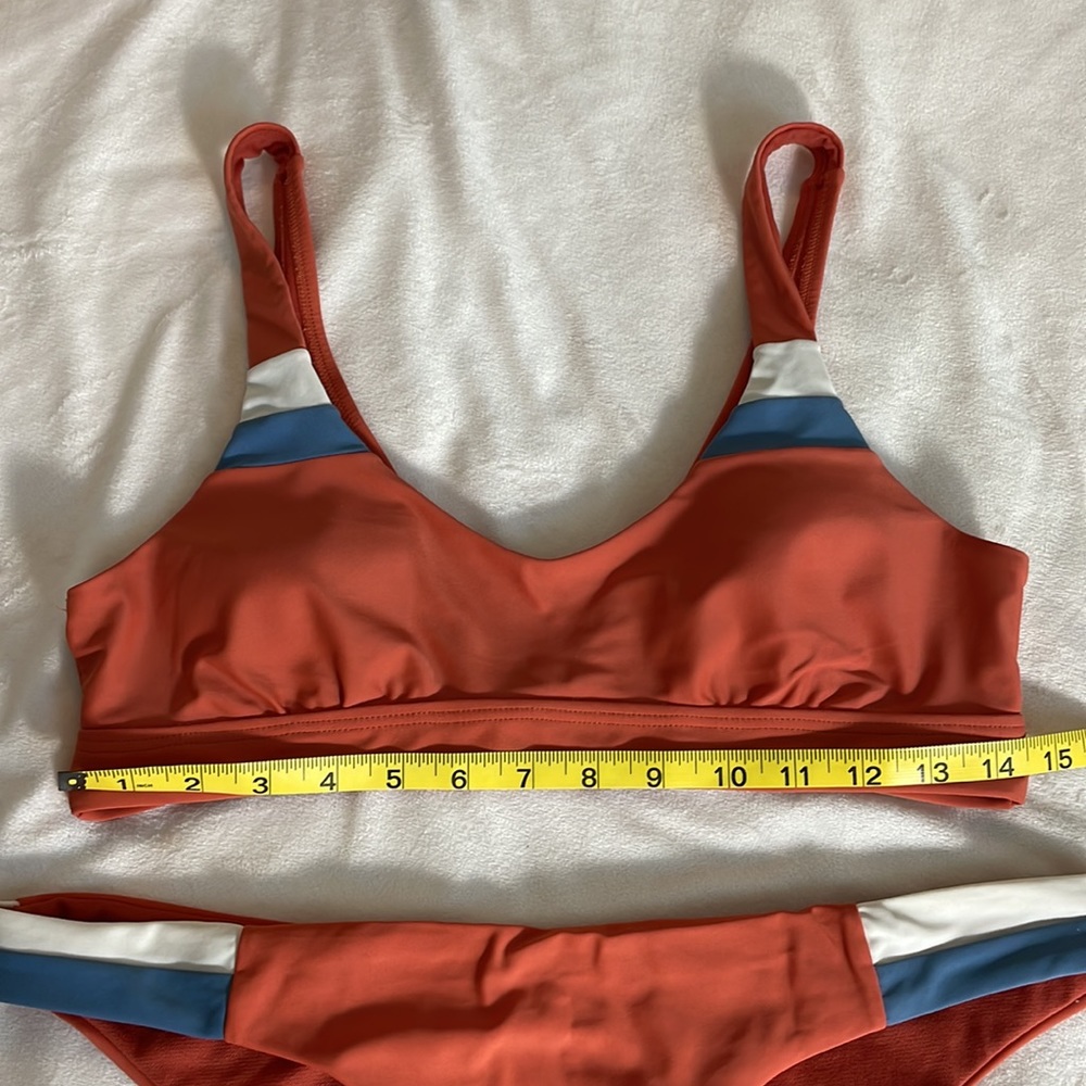Radar Burnt Orange Sporty Cheeky Bikini Set - Picture 5 of 11